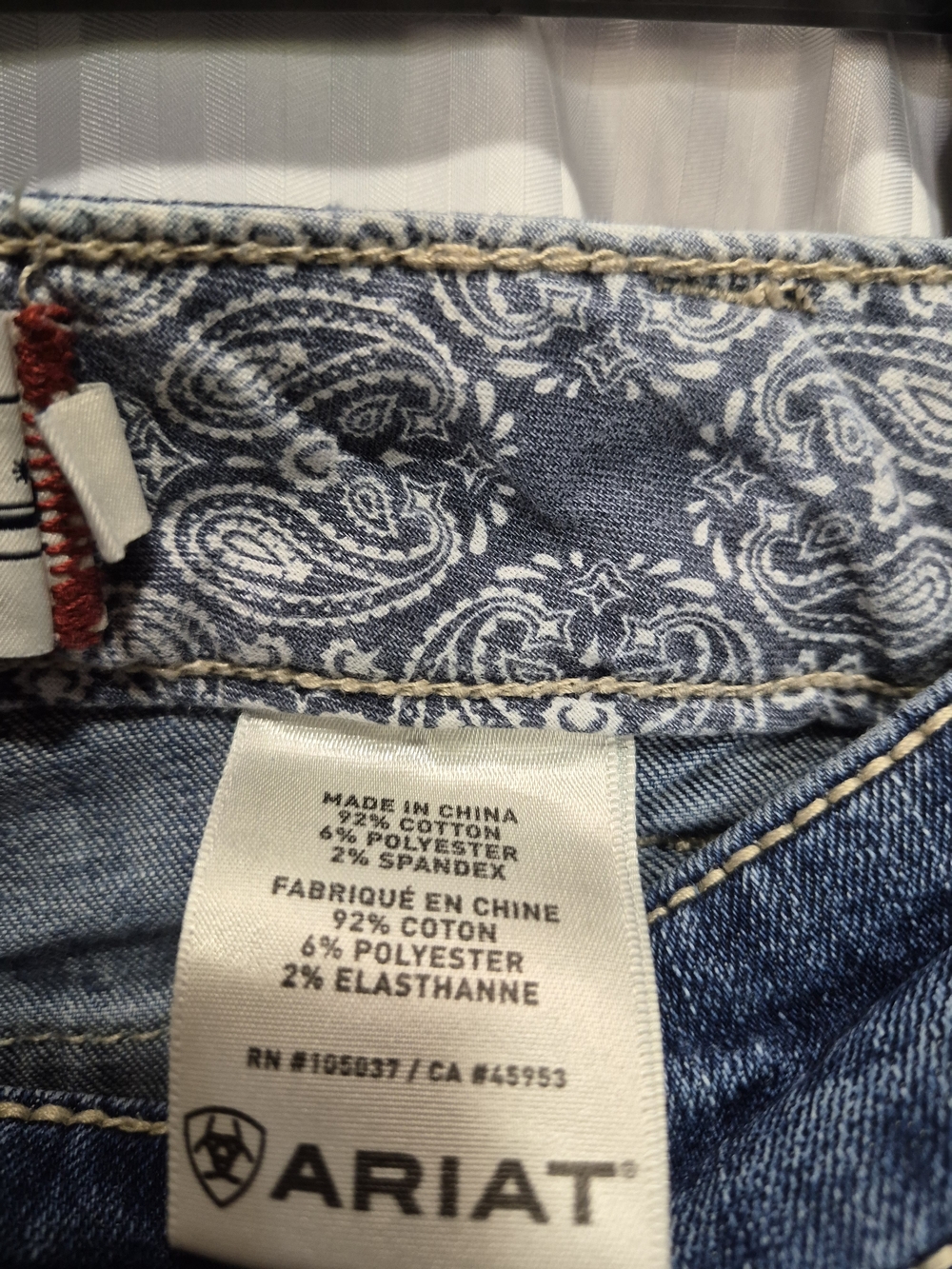 Ariat 25R Women's Blue Bootcut Split Flare Jeans - Picture 8 of 9